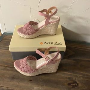 Pink Wedges - size 7.5/8 (38)